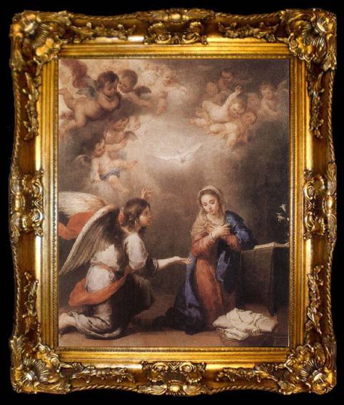framed  Bartolome Esteban Murillo Annunciation, ta009-2